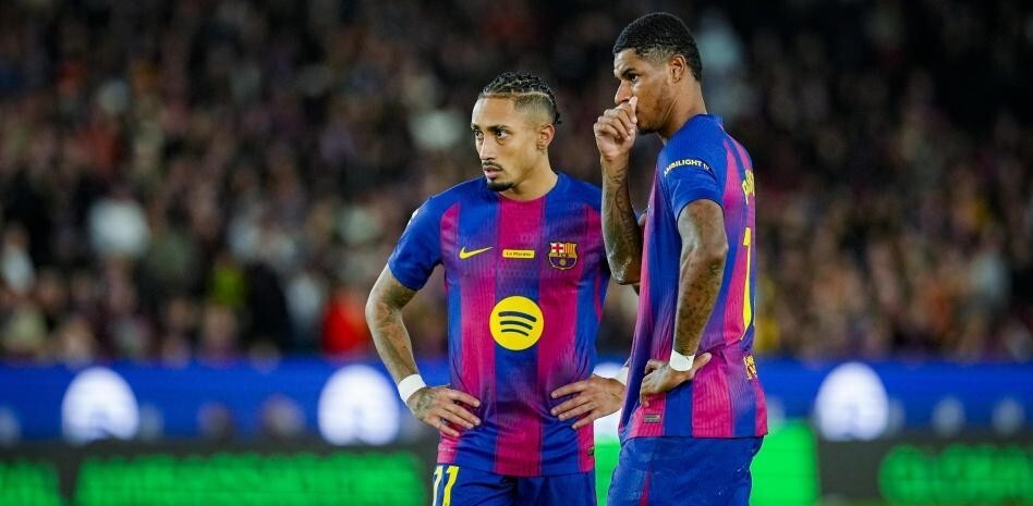 世体：巴萨不冒险使用球员，拉菲尼亚和拉什福德将出战赫罗纳