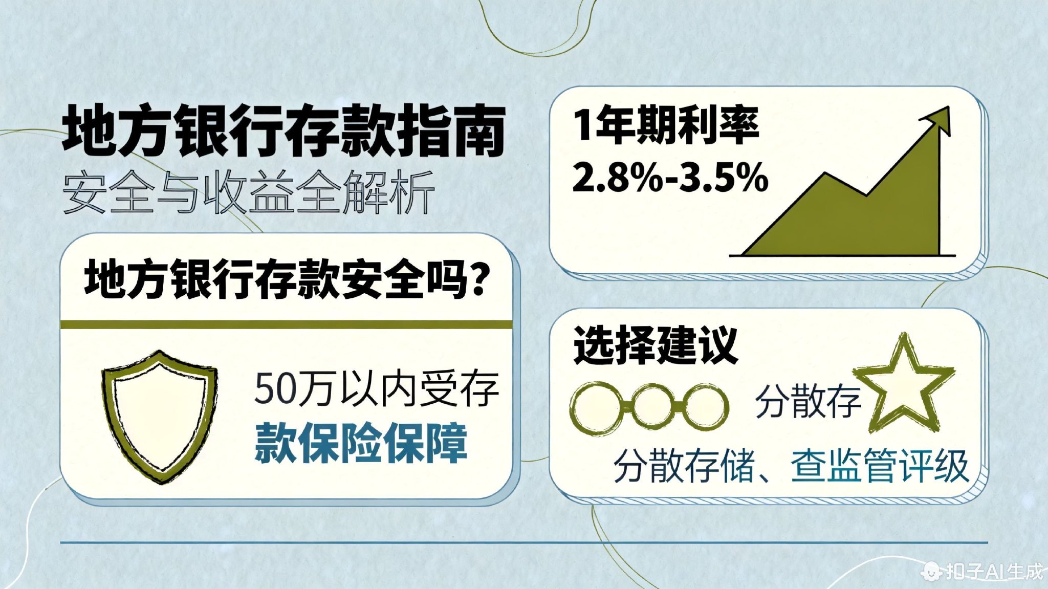 那些地方性小银行的存款利息看着挺高，敢不敢存啊...-叩富网