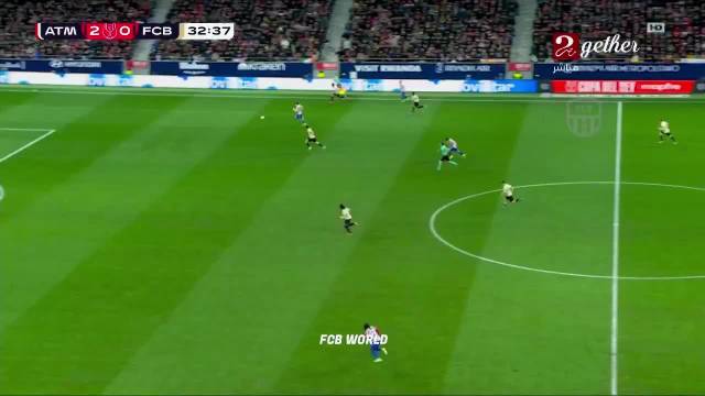 卢克曼破门……巴萨0-3落后