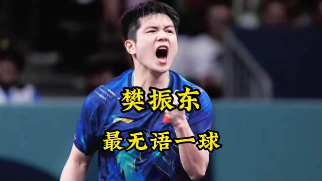 为什么说和许昕打球输赢都难受？这是最让樊振东无语的一球 国乒