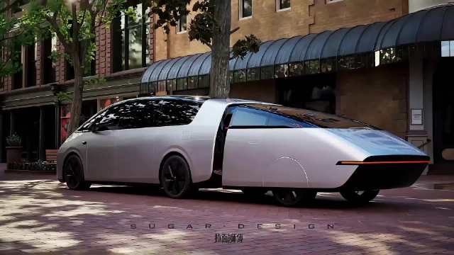 Seedance 2.0将SugarDesign与拉面师傅Design合作作品制成理想MEGA流线型拖车视频