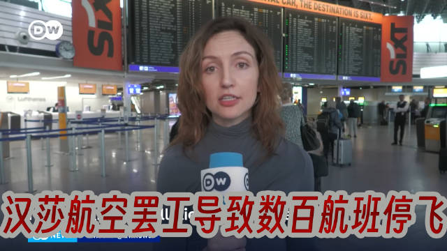 汉莎航空双重罢工致数百航班停飞，公司称不必要升级