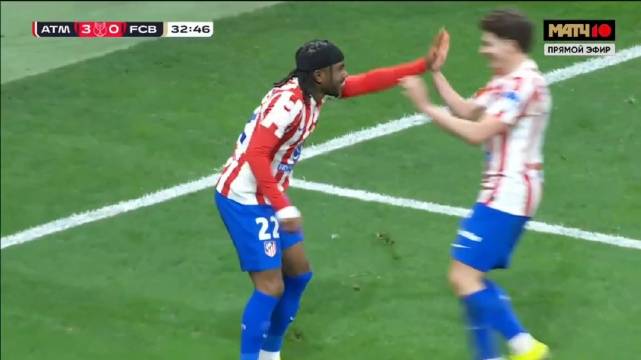 巴萨防线崩盘0比4惨败马竞，巴尔德国漏西蒙尼致失球