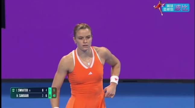 萨卡里逆转斯瓦泰克晋级多哈四强