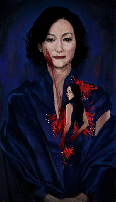 一幅画引爆热搜！惠英红的眉眼如何画出棠夫人嗜血的灵魂？