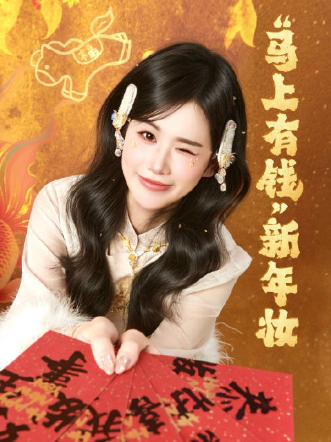 新年妆教程教你画金光闪闪马上有钱妆