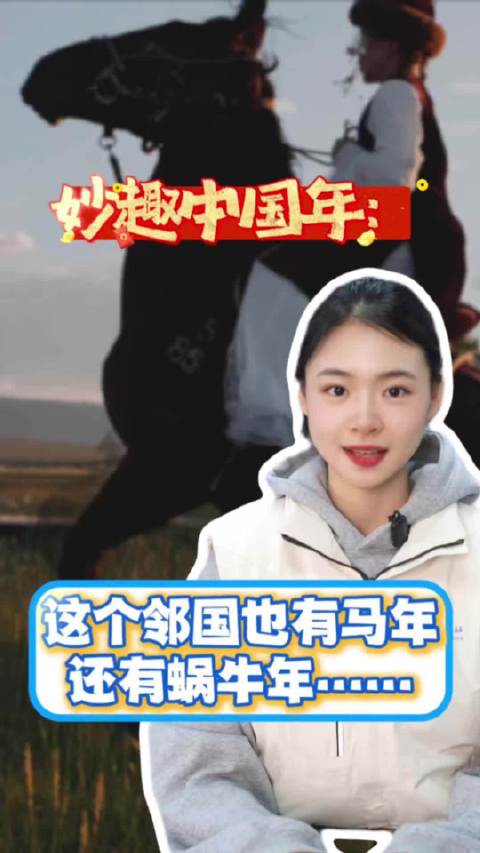 外国也有马年还有蜗牛年绵羊年