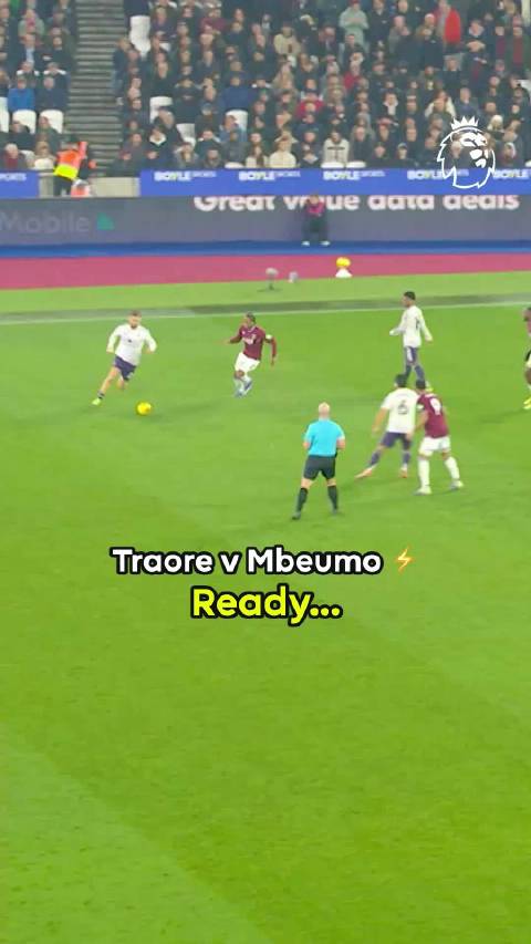 太拼了！姆伯莫与特劳雷贯穿全场的速度比拼