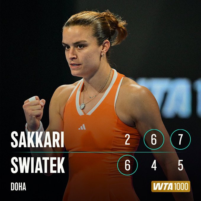 斯瓦泰克在多哈赛三连冠纪录终结，暴露出哪些技术短板？