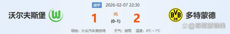 2-1!争冠格局大变天!多特14轮不败死死咬拜仁,德甲榜首岌岌可危_比赛_勒沃库森_欧冠