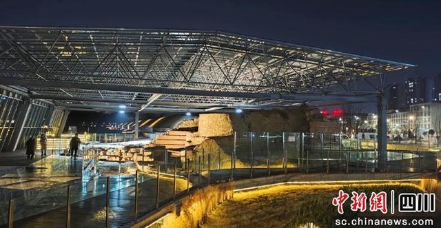 眉州古城墙遗址公园一角。东坡融媒供图