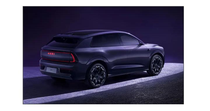 奥迪E7X量产版实车曝光，颜值配置双在线，剑指高端SUV市场