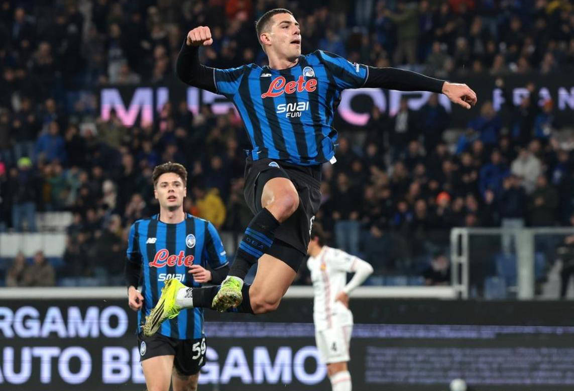 意甲第24轮最新积分战报:亚特兰大险胜,罗马紧追尤文,排名形势微妙