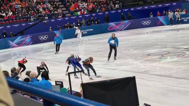 林孝埈止步短道速滑男子1000米1/4决赛