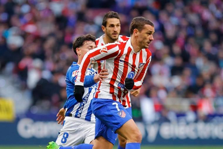 格列兹曼生涯第550次出战西甲,其中代表马竞335场队史第6