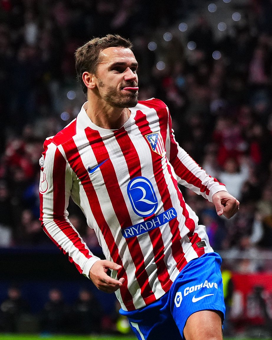 给机会就能进!34岁格列兹曼近4场首发的比赛均进球,共打进5球