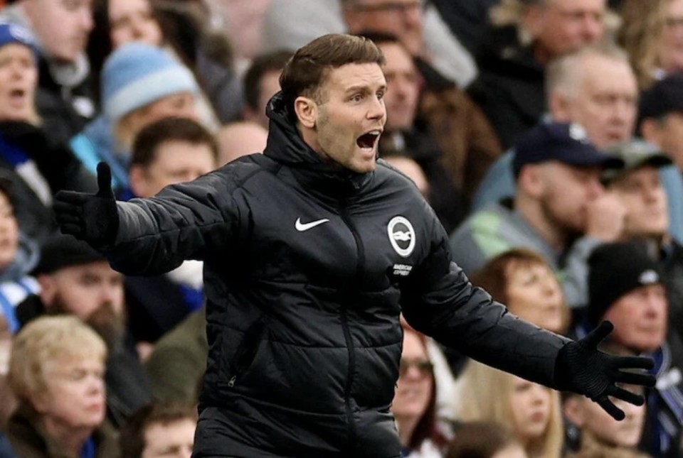 布莱顿近13轮仅1胜，许尔策勒登顶英超教练下课赔率榜