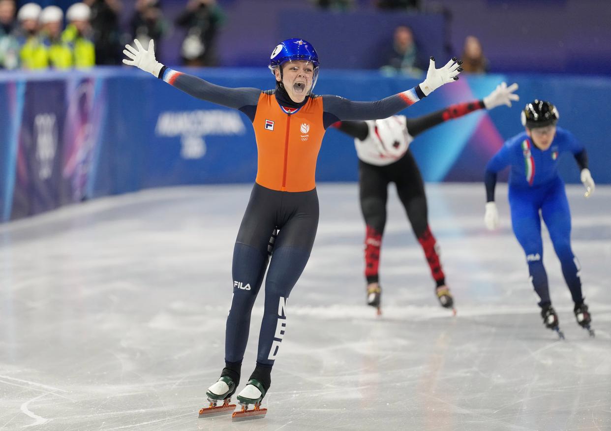 冬奥会|短道速滑——女子500米:荷兰选手夺冠