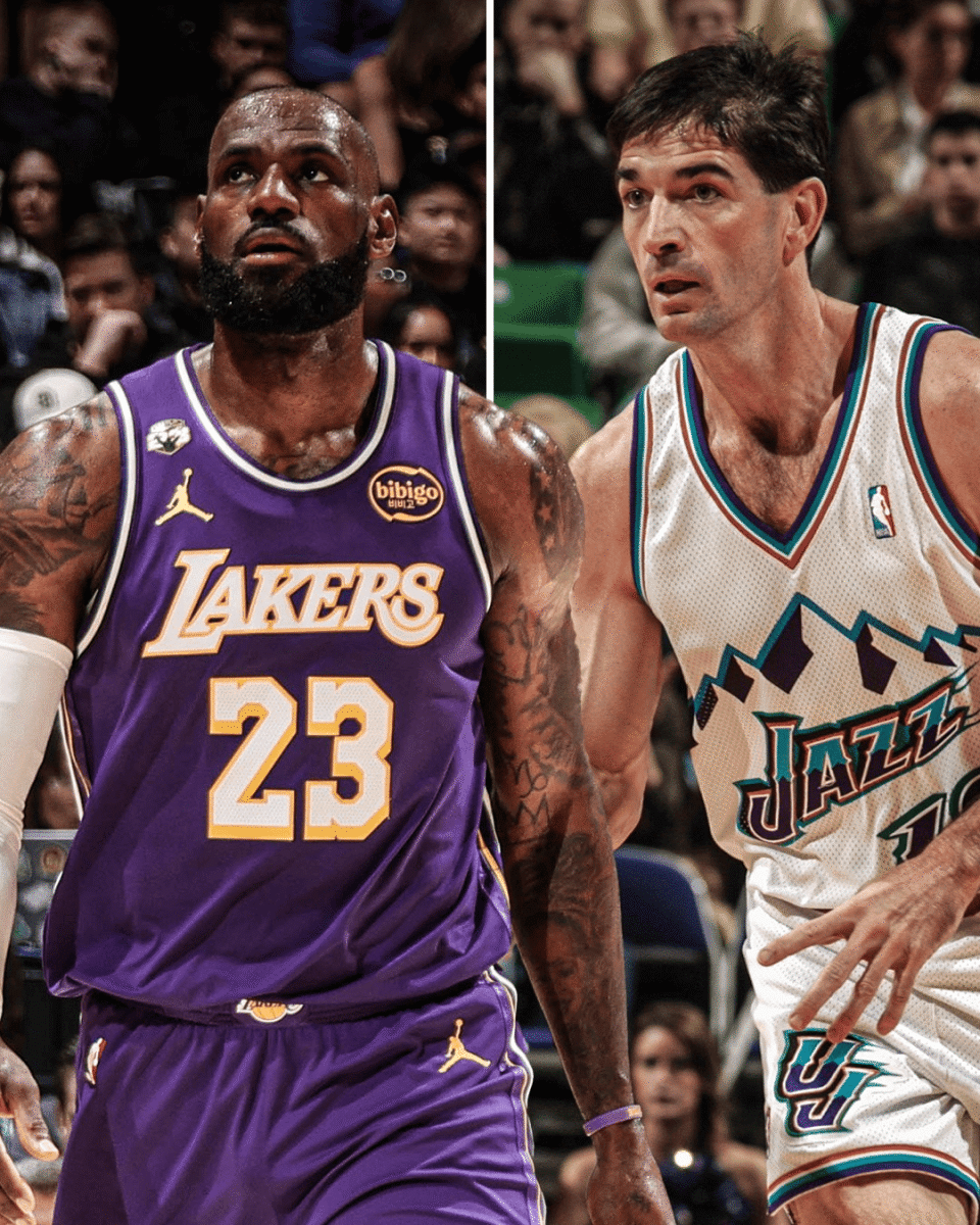 詹姆斯连续4场助攻上双，打破斯托克顿40岁连续助攻上双纪录