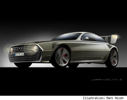 奔驰转变风格?!CLR 600效果图曝光