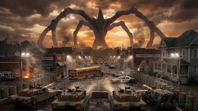 用Seedance 2.0重拍《怪奇物语》大结局战斗场景，太带感了！