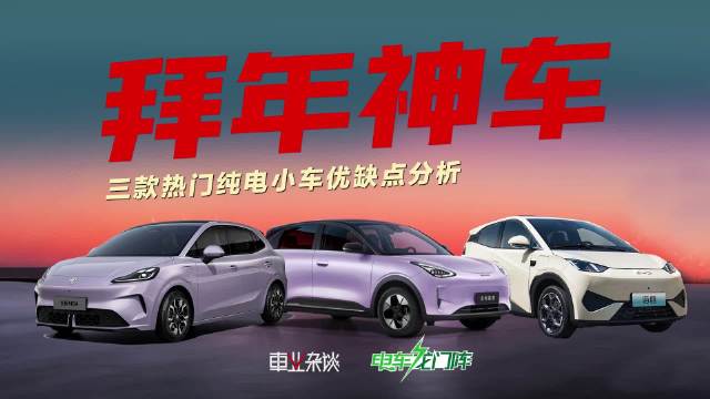 三款热门纯电小车优缺点解析，走亲访友出行利器
