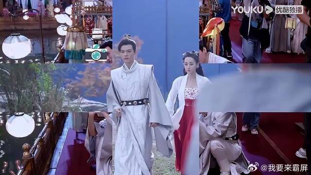 任安乐片场险滑倒韩烨专注拍照