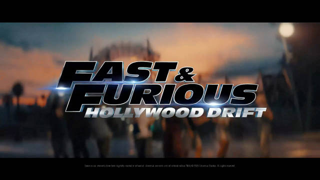 好莱坞环球影城将新增速度与激情主题过山车