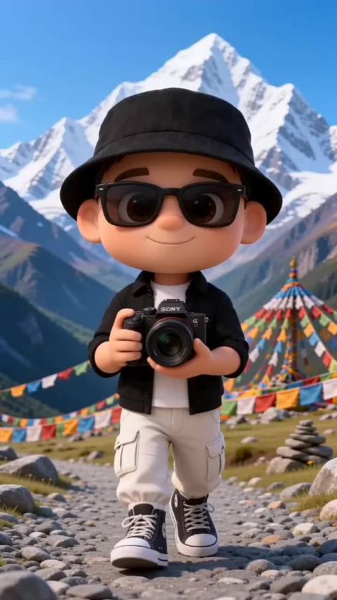 自驾穿越中国南北，AI再现旅途风景