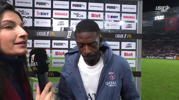 登贝莱赛后暴怒：如果巴黎球员只顾自己，那就绝对夺不了冠