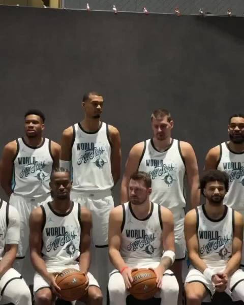 全明星定妆照约基奇戏弄卢卡