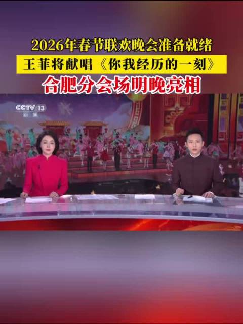 2026年春节联欢晚会准备就绪 ，王菲将献唱《你我经历的一刻》