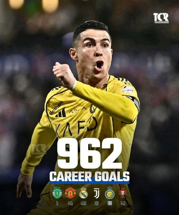 C罗复出首战的表现如何？他距离职业生涯1000球还差多少？