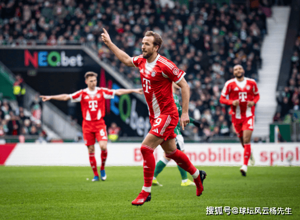 德甲:拜仁慕尼黑3-0战胜云达不莱梅,凯恩双响格雷茨卡破门