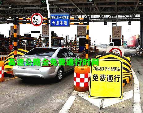 高速公路全免费通行，2026年02月15日，各地高速免费通行公路车辆类型