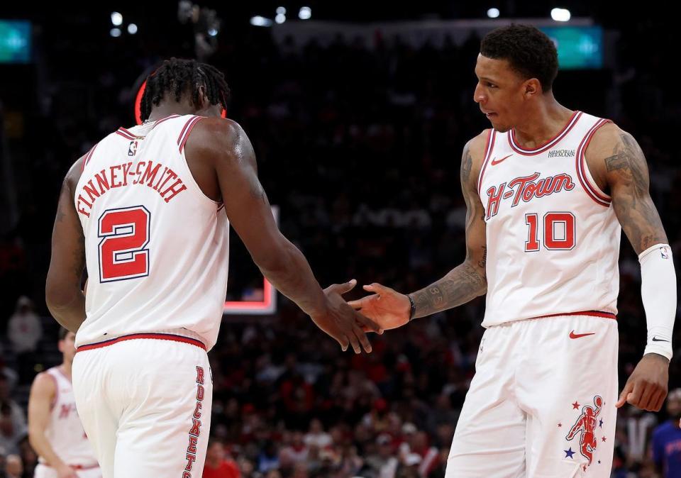 火箭重组豪华阵容！亚当斯缺阵，却有3人可替代，盘活全能锋线群