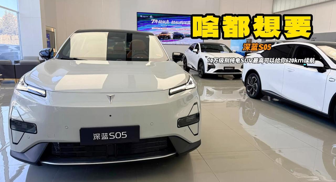 视频：深蓝S05就是个十万级别纯电SUV 个子不大啥都想要 620km续航