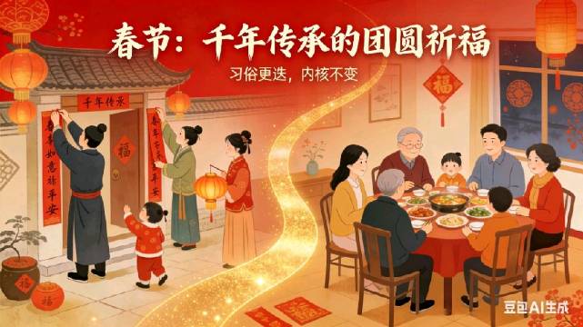 除夕烟火点亮万家团圆，马年新春共祝岁岁欢愉