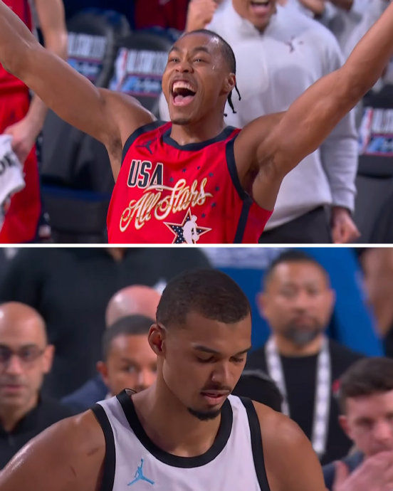 虽败犹荣！文班亚马以罕见过竞争态度点燃全明星，被赞为赛事“拯救者”