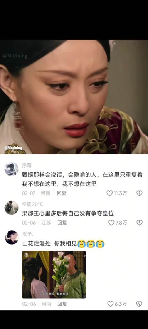 只求你别离开我 甄嬛 丨 孙俪 丨 果郡王