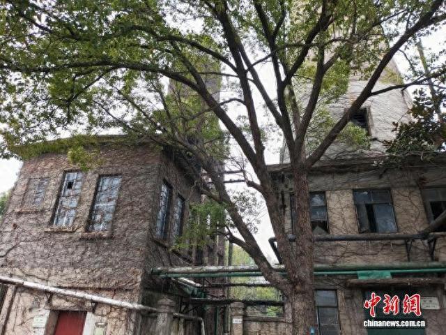 浙丝二厂的旧式水塔。阿米娜·亚森 摄