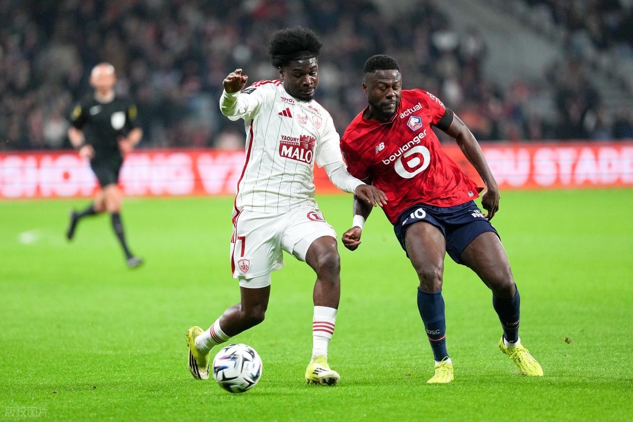 1-1,法甲第5遭法甲第12阻击,里尔连续6轮不胜