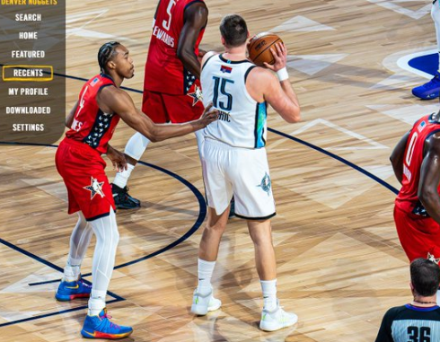 约基奇仅出战首场对阵美国星队的比赛，5分钟1中0仅得到2板