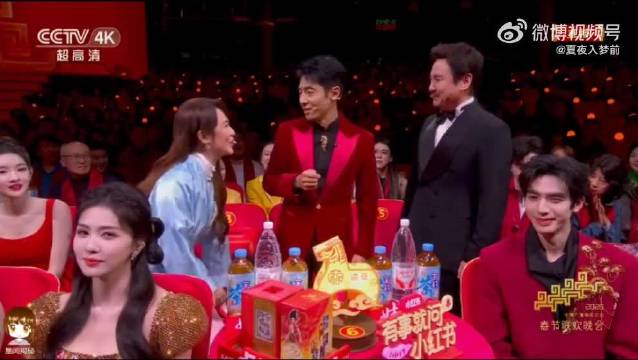 王玉雯亮相央视春晚镜头表现获赞