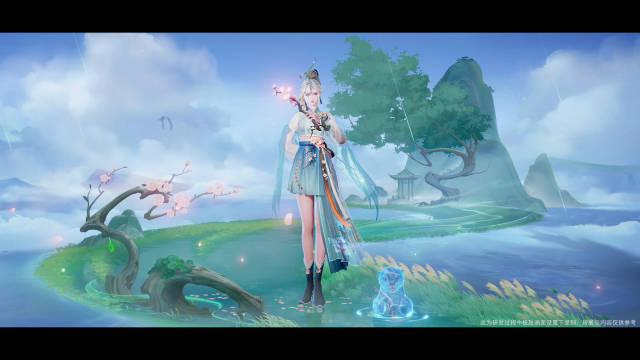 上官婉儿新皮肤春霖将至上线，国风雨景设计