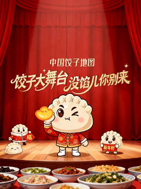 中国饺子地图