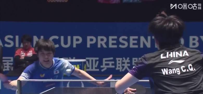 那些被王楚钦打崩溃的对手之———张本智和