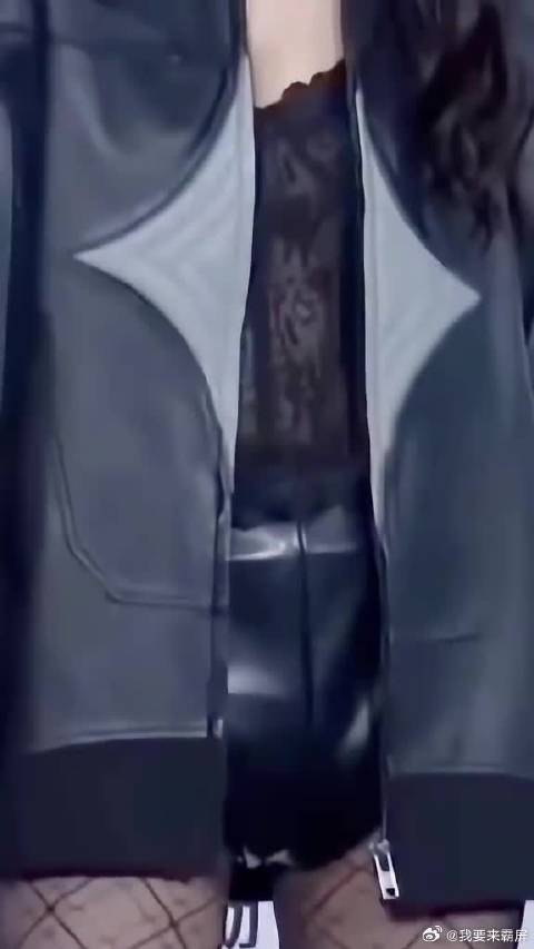 孙怡 又美又飒 黑袜 迷人身材