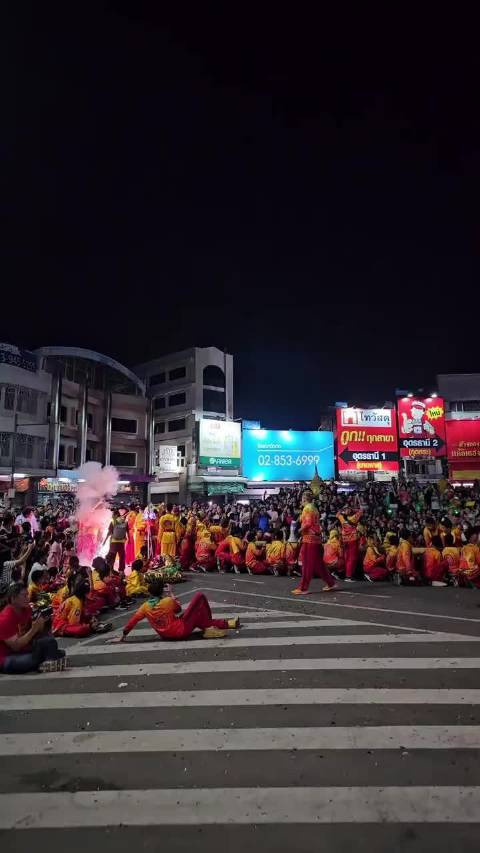 泰国春节活动哪吒斗龙年味浓