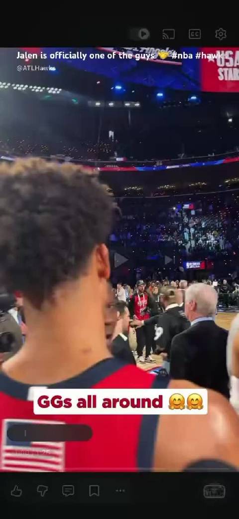 华子昨天和杰伦约翰逊说悄悄话被录了下来